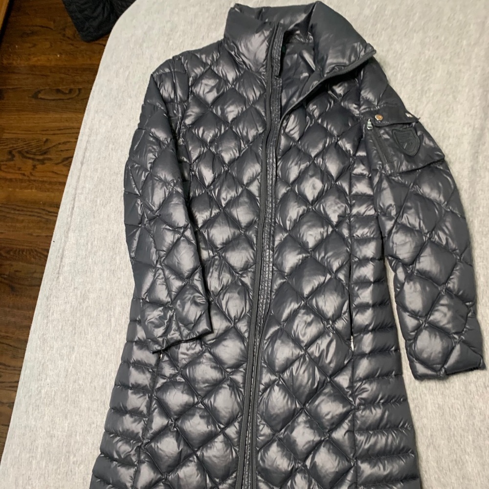 Ralph Lauren long black coat